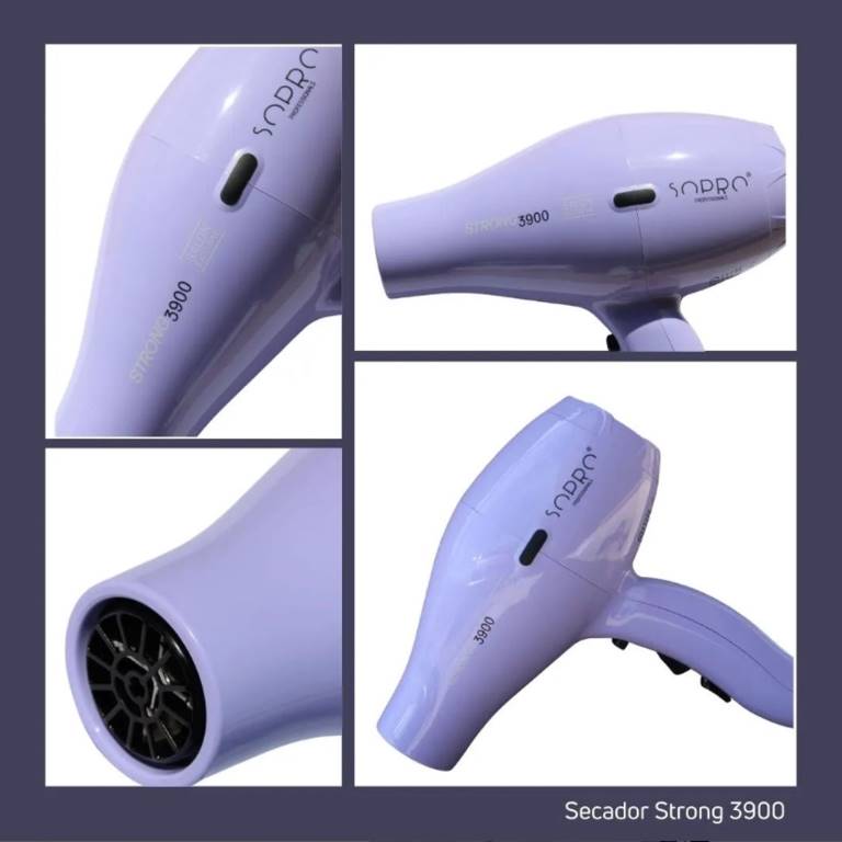 SECADOR STRONG3900 LILÁS - Sopro - Equipamentos eletrónicos para  cabeleireiro e estética